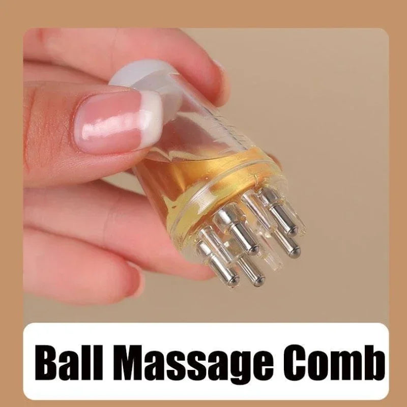 Portable Mini Scalp Applicator Liquid Essential Oil Massage Comb Liquids Guiding Anti Hair Loss Scalps Care Apply Medicine Tools