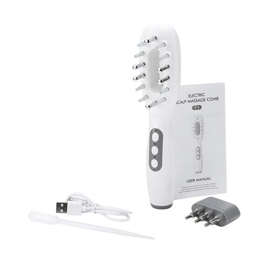 Scalp Application Comb Electric Hair Oil Dispenser Easy to Use Convenient Deep Massage Massaging Brush Cordless for Travel Home